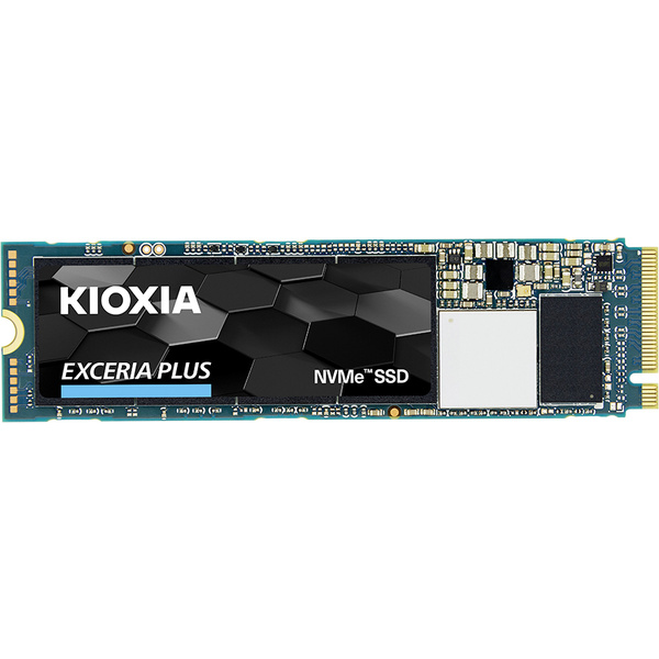 Kioxia EXCERIA PLUS NVMe 500GB Interne M.2 PCIe NVMe SSD 2280 M.2 NVMe PCIe 3.0 x4 Retail LRD10Z500GG8