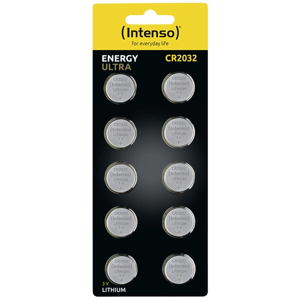 Intenso Knopfzelle CR 2032 3 V 10 St. 220 mAh Lithium Energy Ultra Intenso Knopfzelle CR 2032 3 V 10 St. 220 mAh Lithium Energy Ultra