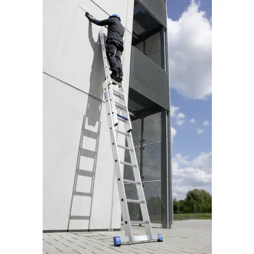 Krause 131614 131614 Aluminium Schiebeleiter Arbeitshöhe (max.): 5.15m 14.9kg Krause 131614 131614 Aluminium Schiebeleiter Arbeitshöhe (max.): 5.15m 14.9kg
