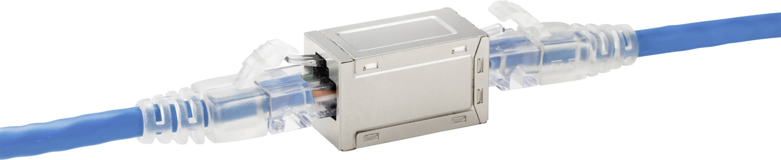 Renkforce RJ45 Netzwerk Adapter CAT 6 [1x RJ45-Buchse - 1x RJ45-Buchse] Metall