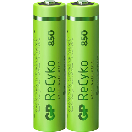 GP Batteries ReCyko+ HR03 Micro (AAA)-Akku NiMH 850 mAh 1.2V 2St.