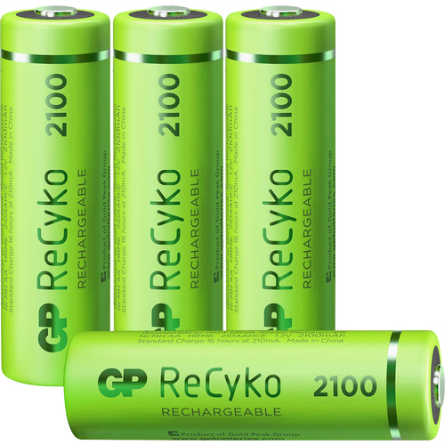 GP Batteries GPRCK210AA745C2 Mignon (AA)-Akku NiMH 2100 mAh 1.2 V 4 St.