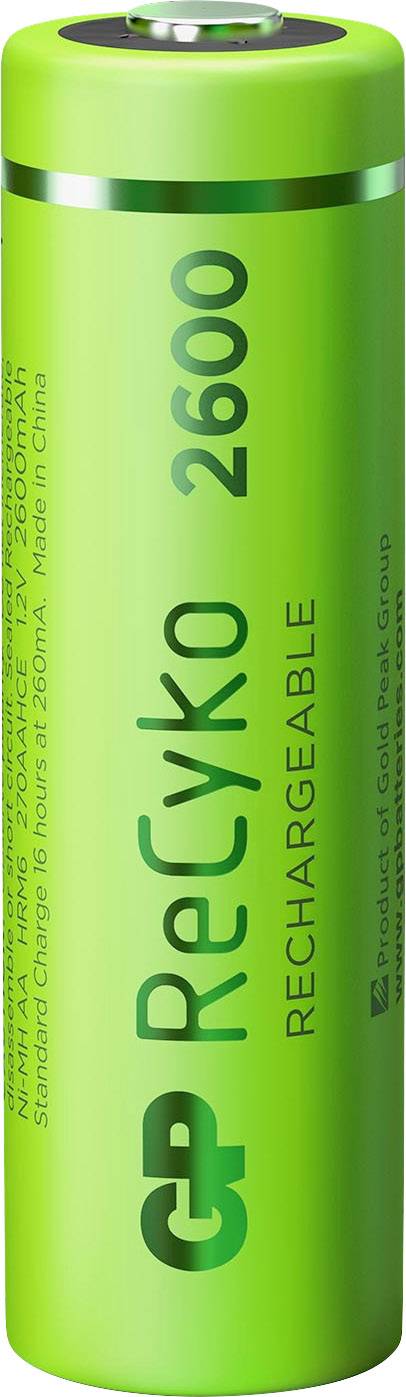 GP Batteries GPRCK260AA806C4 Mignon (AA)-Akku NiMH 2600 mAh 1.2V 4St.