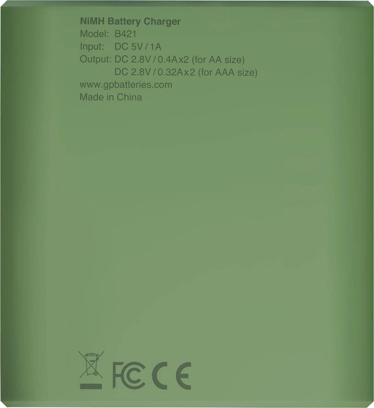 GP GPRCKCH421U349 Rundzellen-Ladegerät NiMH Micro (AAA), Mignon (AA)