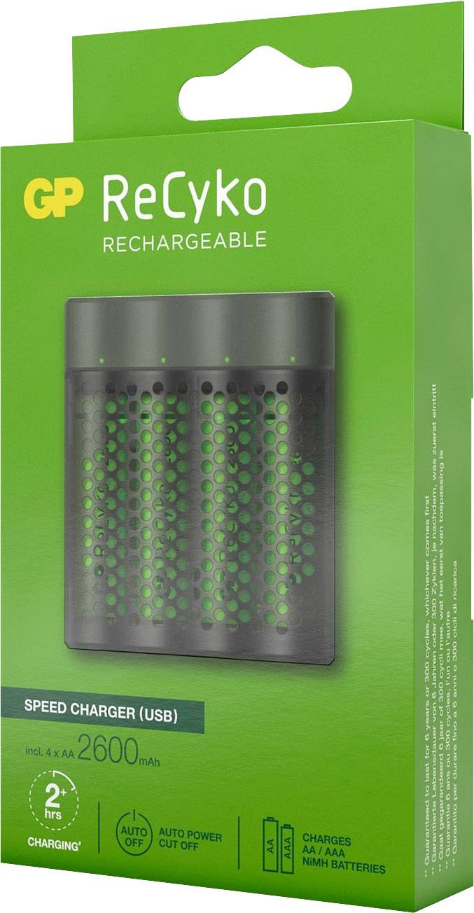 GP GPRCKCHM451U462 Rundzellen-Ladegerät NiMH Micro (AAA), Mignon (AA)
