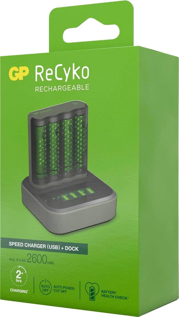 GP GPRCKCHM451D493 Rundzellen-Ladegerät NiMH Micro (AAA), Mignon (AA)