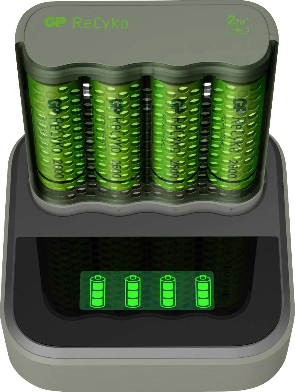 GP GPRCKCHM451D493 Rundzellen-Ladegerät NiMH Micro (AAA), Mignon (AA)