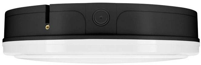 LEDVANCE Surface Bulkhead 82692 LE LED-Außendeckenleuchte mit Bewegungsmelder, LED-Außenwandleuchte mit Bewegungsmelder 15 W Schwarz