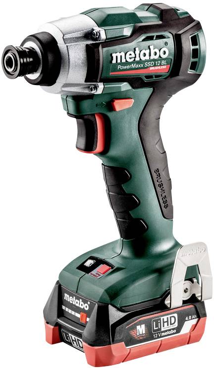 Metabo PowerMaxx SSD 12 BL 601115800 Akku-Schlagschrauber 12 V Anzahl mitgelieferte Akkus 2 2 Ah Li
