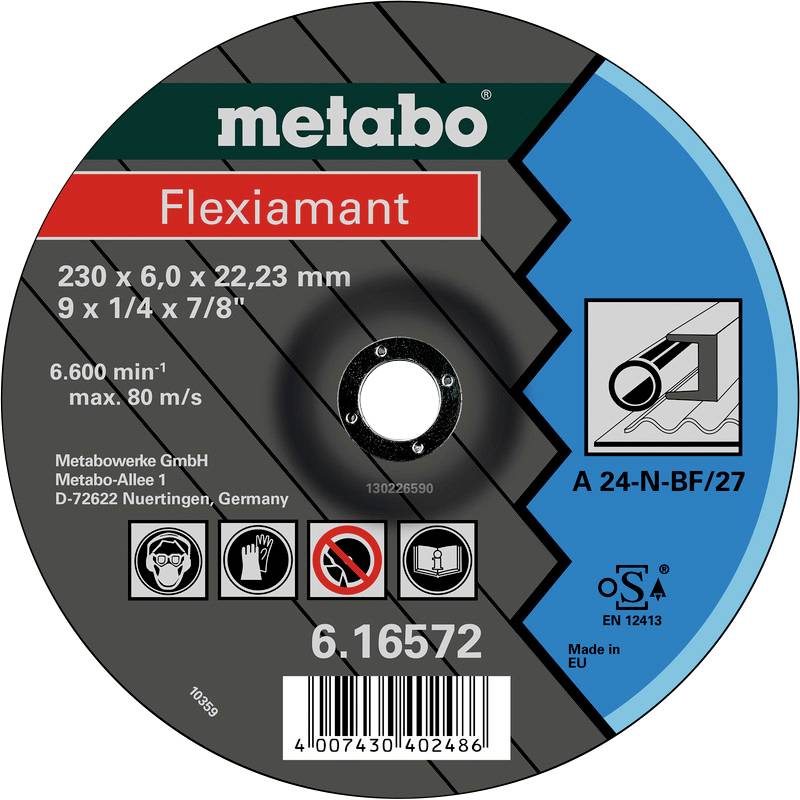 Metabo 616573000 Schruppscheibe gekröpft 22.23 mm 1 St.