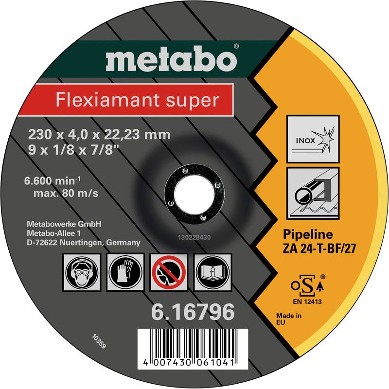 Metabo 616795000 Schruppscheibe gekröpft 22.23 mm 1 St.