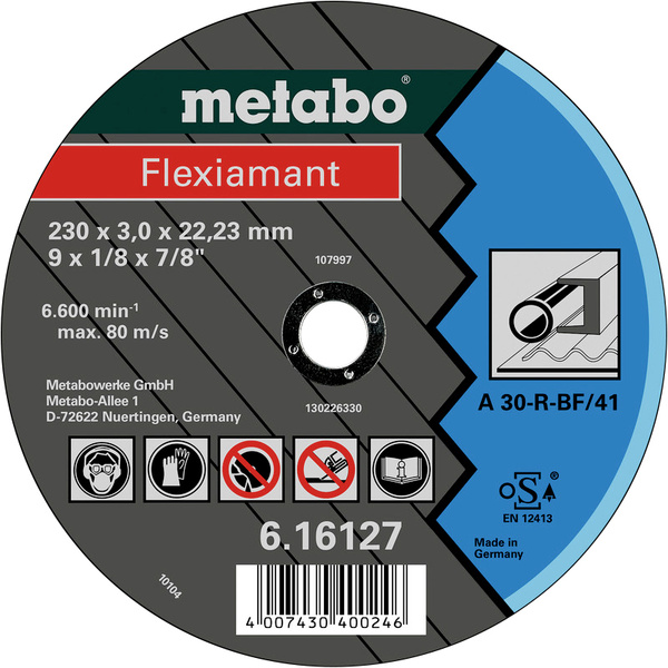 Metabo 616302000 Trennscheibe gekröpft 25St.