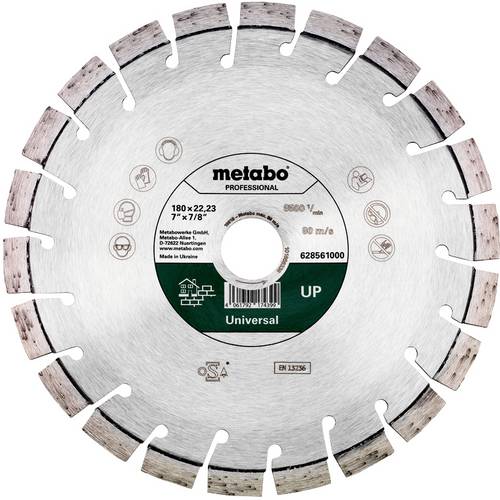 Metabo Dia-TS 180x22,23mm,UP, Universal, prof. 628561000 Durchmesser 180mm 1St.