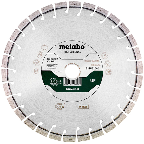 Metabo 628563000 Diamanttrennscheibe Durchmesser 300mm Bohrungs-Ø 25.4mm 1St.