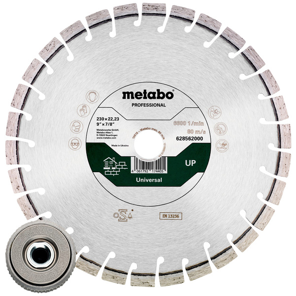 Metabo 628583000 Diamanttrennscheibe Durchmesser 230mm Bohrungs-Ø 22.23mm 1St.