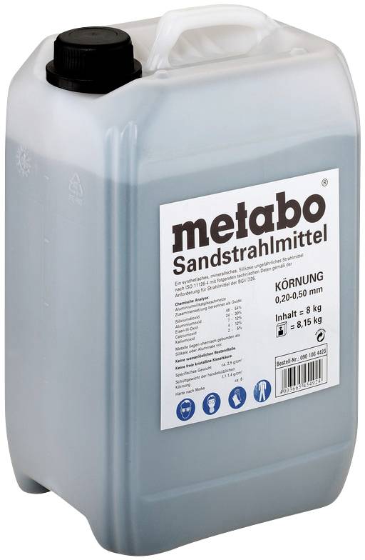 Metabo 80901064423 Strahlsand 8 kg