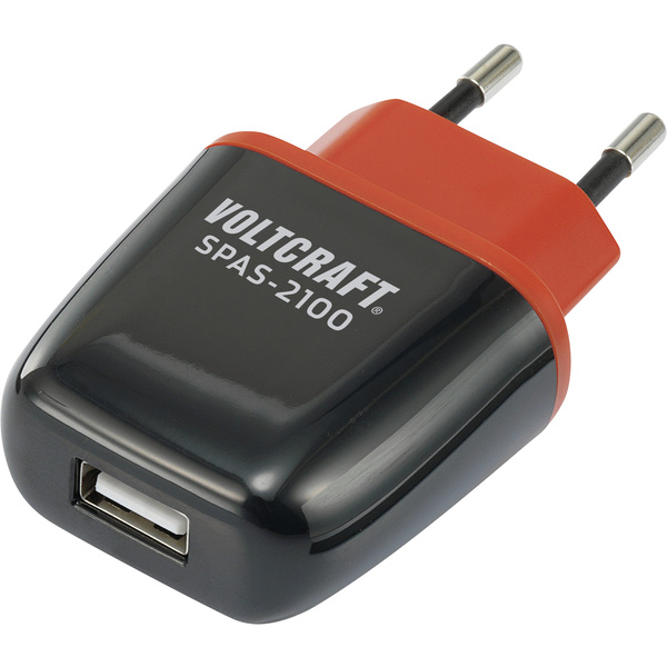 VOLTCRAFT SPAS-2100 USB-Ladegerät 10.5 W Steckdose Ausgangsstrom (max.) 2100 mA Anzahl Ausgänge: 1