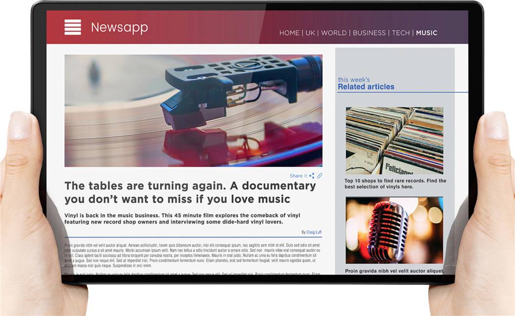 Lenovo Tab M10 FHD Plus (2. Gen) LTE/4G, WiFi 64 GB Iron Gray Android-Tablet 26.2 cm (10.3 Zoll) 2.3 GHz MediaTek Android™ 9.0 1920 x 1200 Pixel