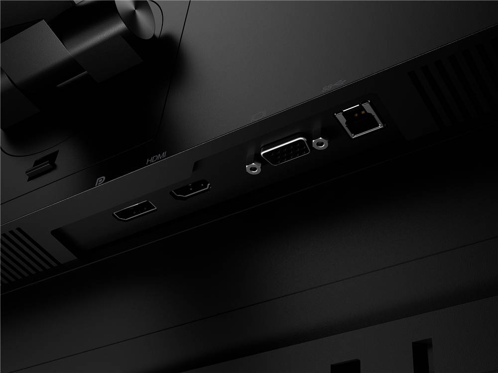 Lenovo ThinkVision T24v-20 LCD-Monitor EEK C (A - G) 60.5 cm (23.8 Zoll) 1920 x 1080 Pixel 16:9 4 ms DisplayPort, HDMI®, VGA, USB-A (USB 3.2 Gen 1)