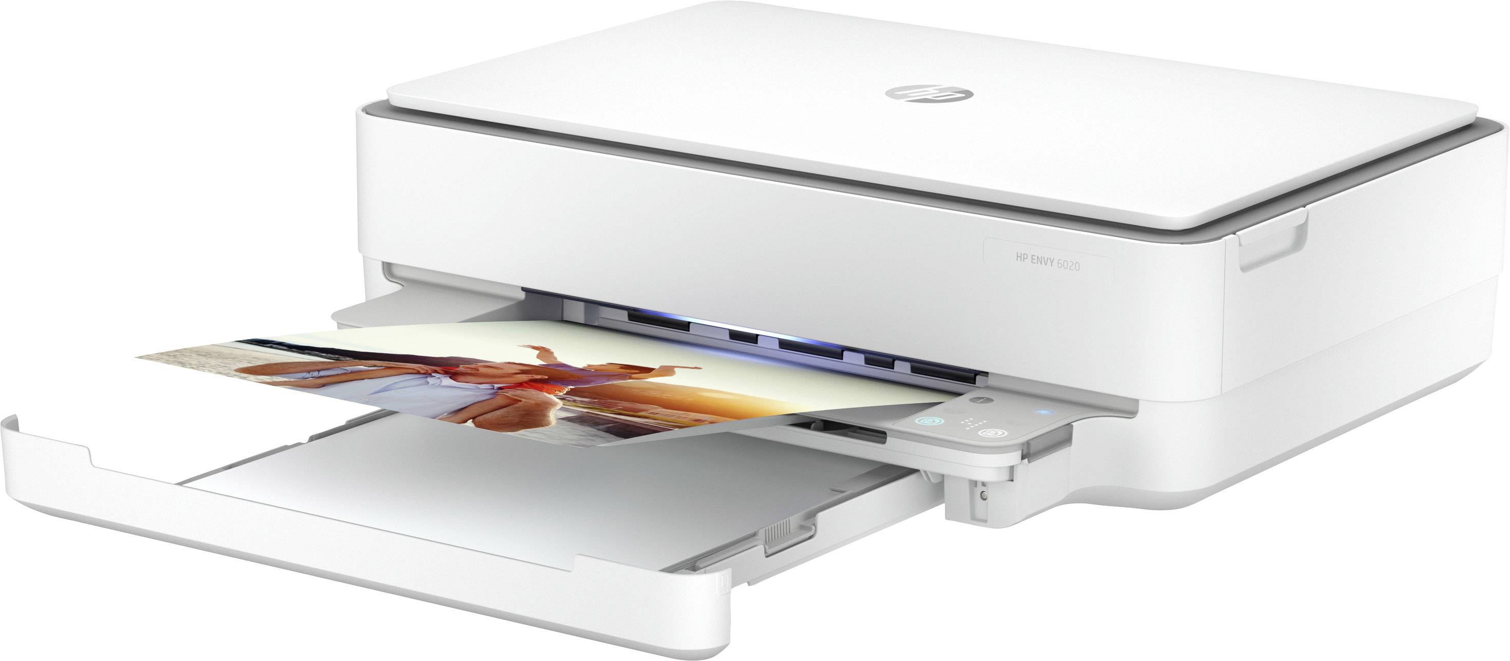 HP ENVY 6020 All-in-One Multifunktionsdrucker Tintenstrahl Farbe A4 Drucker, Scanner, Kopierer WLAN, Bluetooth®, Duplex