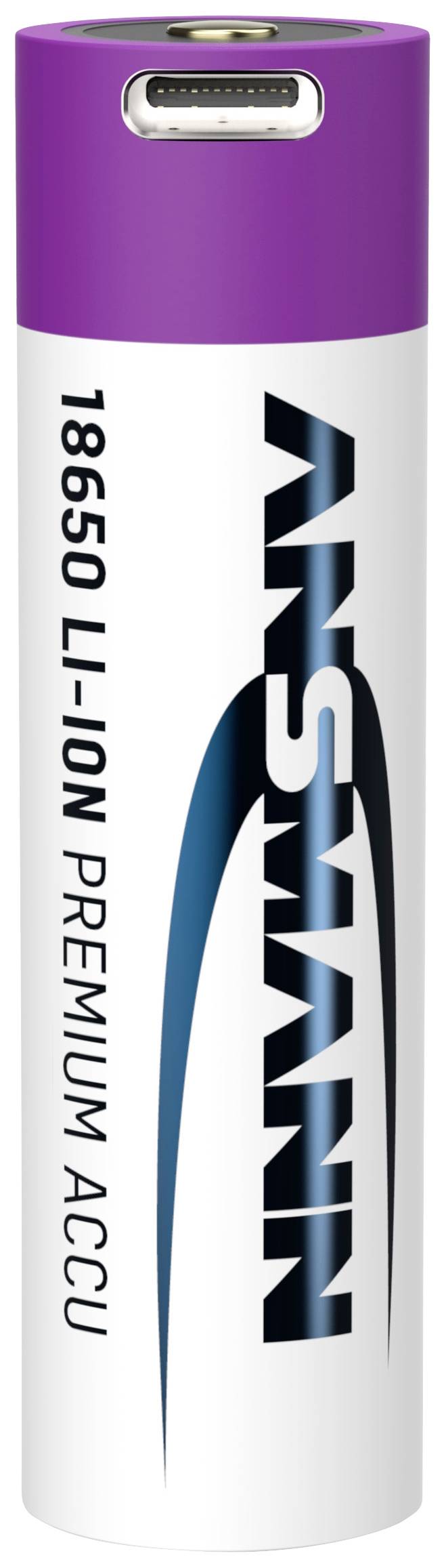 Ansmann 18650-2,6 USB-C® Akku 18650 Li-Ion 3.7V 2600 mAh 1St.