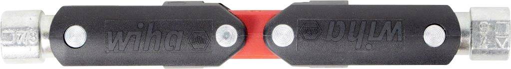 Zwei schwarze Werkzeuge mit Metallenden, ein roter Streifen in der Mitte. Aufschrift 'wiko' und 'DUMA' auf den Werkzeugen.