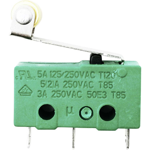 TRU COMPONENTS TC-9134620 Microrupteur 250 V/AC 5 A 1 x On/(On) à rappel
