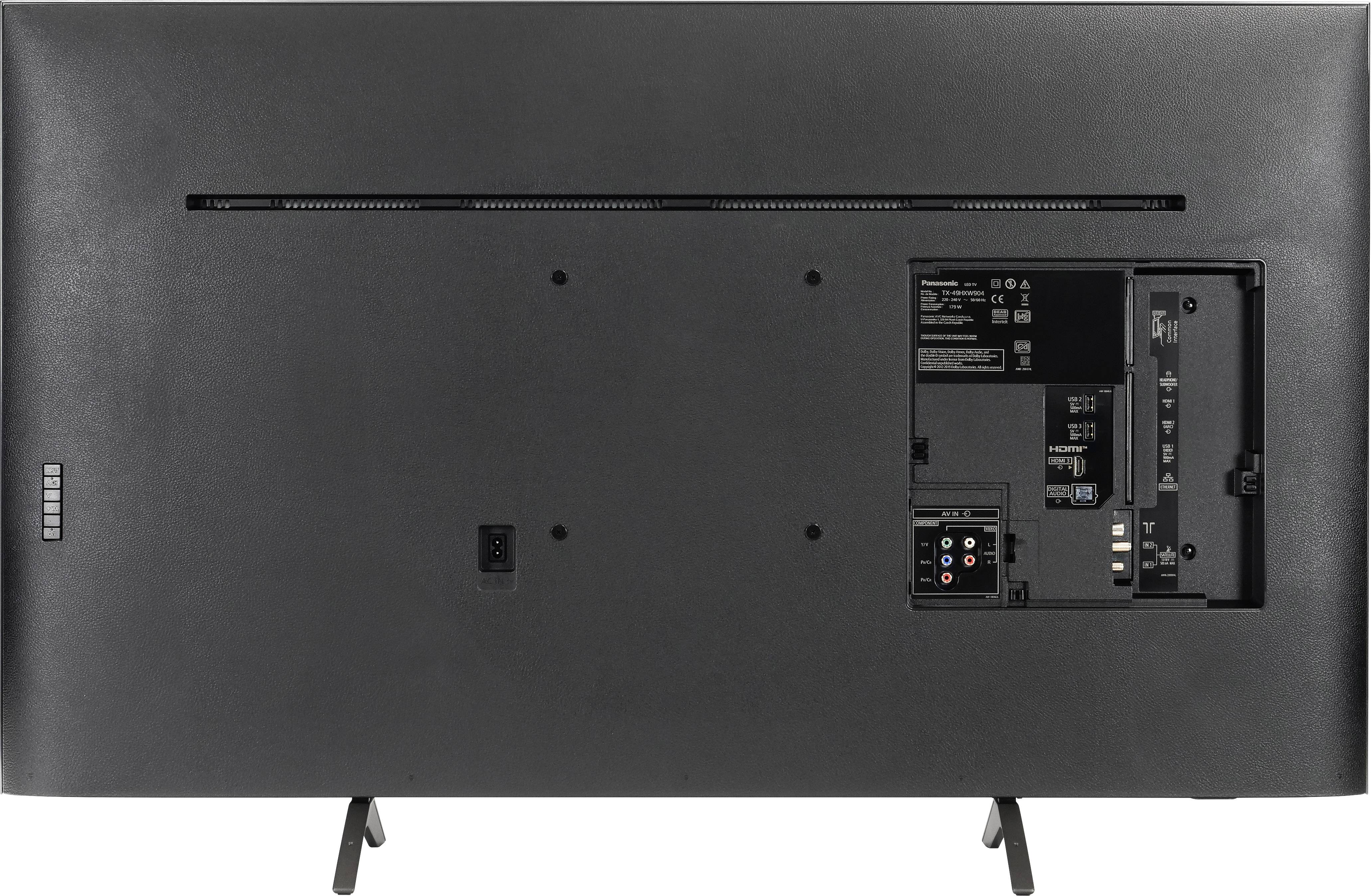 Panasonic TX-49HXW904 LED-TV 123 cm 49 Zoll EEK G (A - G) DVB-T2, DVB-C, DVB-S2, UHD, Smart TV, WLAN, PVR ready, CI+ Schwarz