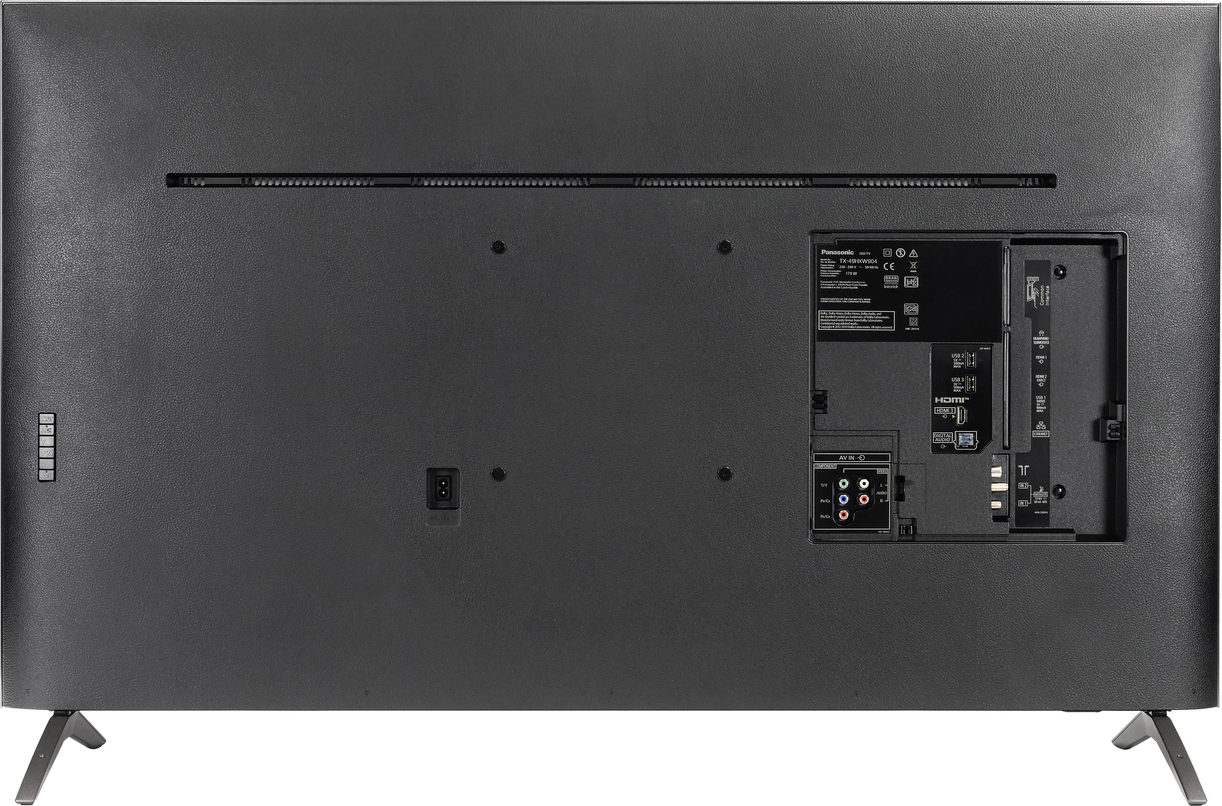 Panasonic TX-43HXW904 LED-TV 108cm 43 Zoll EEK G (A - G) Twin DVB-T2/C/S2, UHD, Smart TV, WLAN, PVR ready, CI+ Schwarz