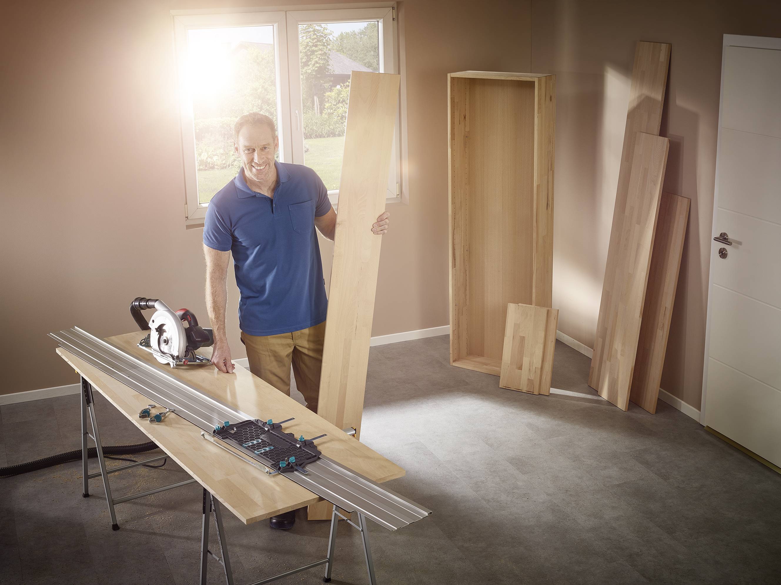 Wolfcraft FKS 145 Verlängerungs-Set für Führungsschiene