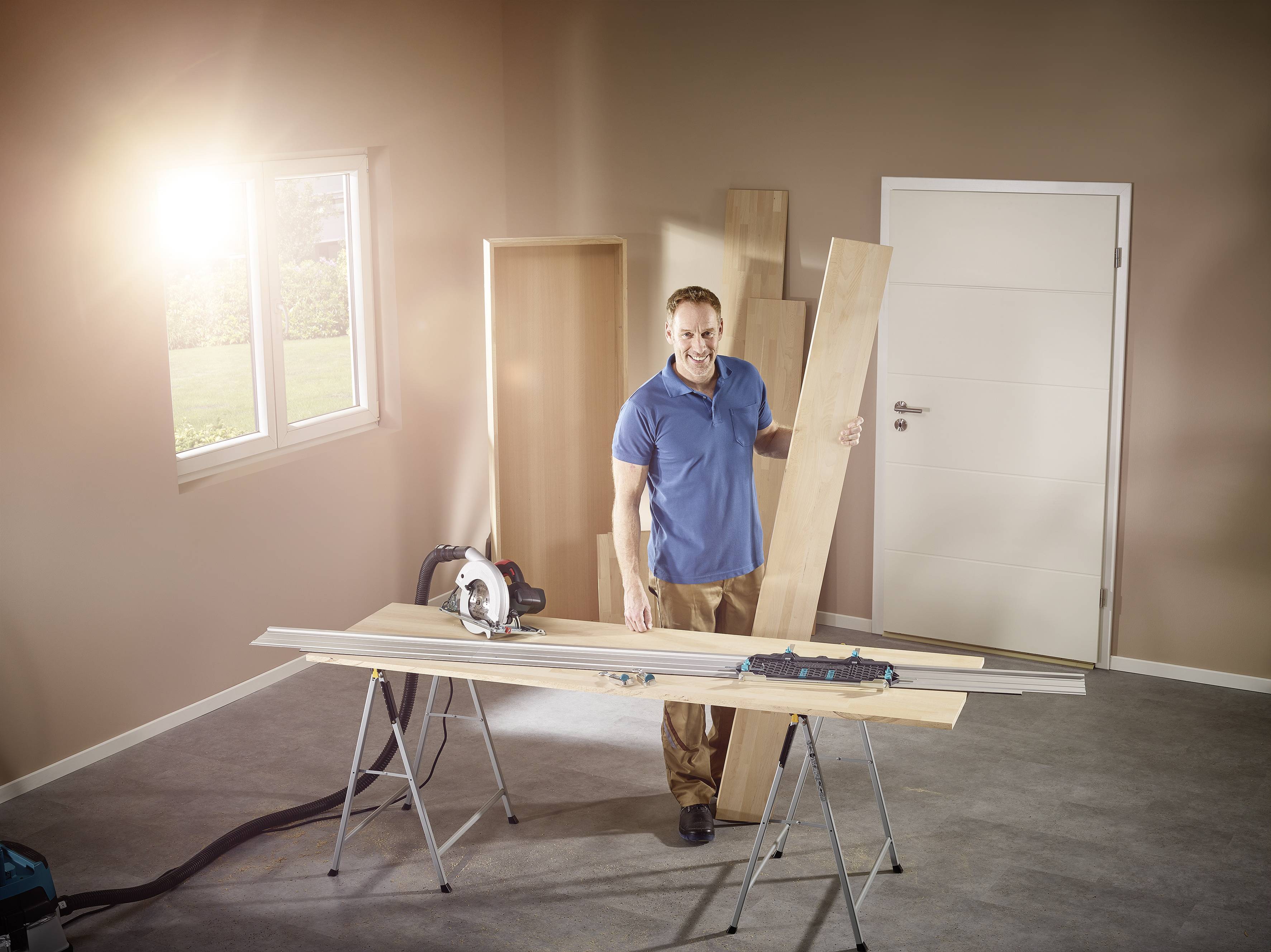 Wolfcraft FKS 145 Verlängerungs-Set für Führungsschiene