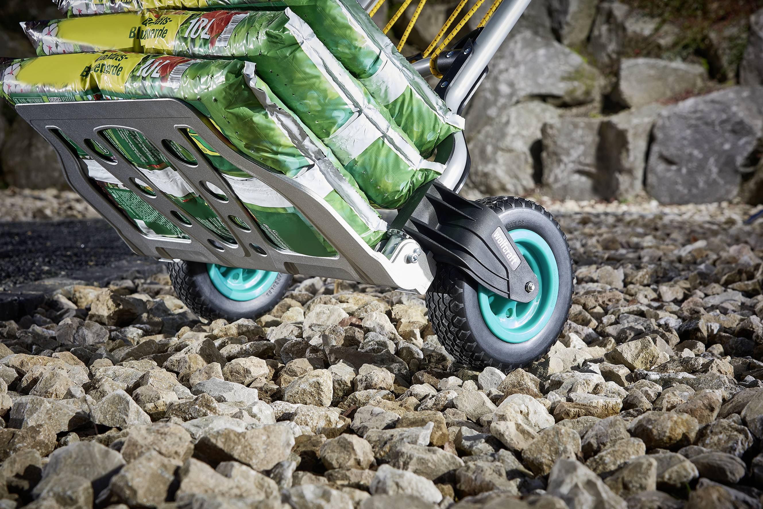 Wolfcraft TS 850 Offroad 5503000 Sackkarre klappbar Traglast (max.): 100kg