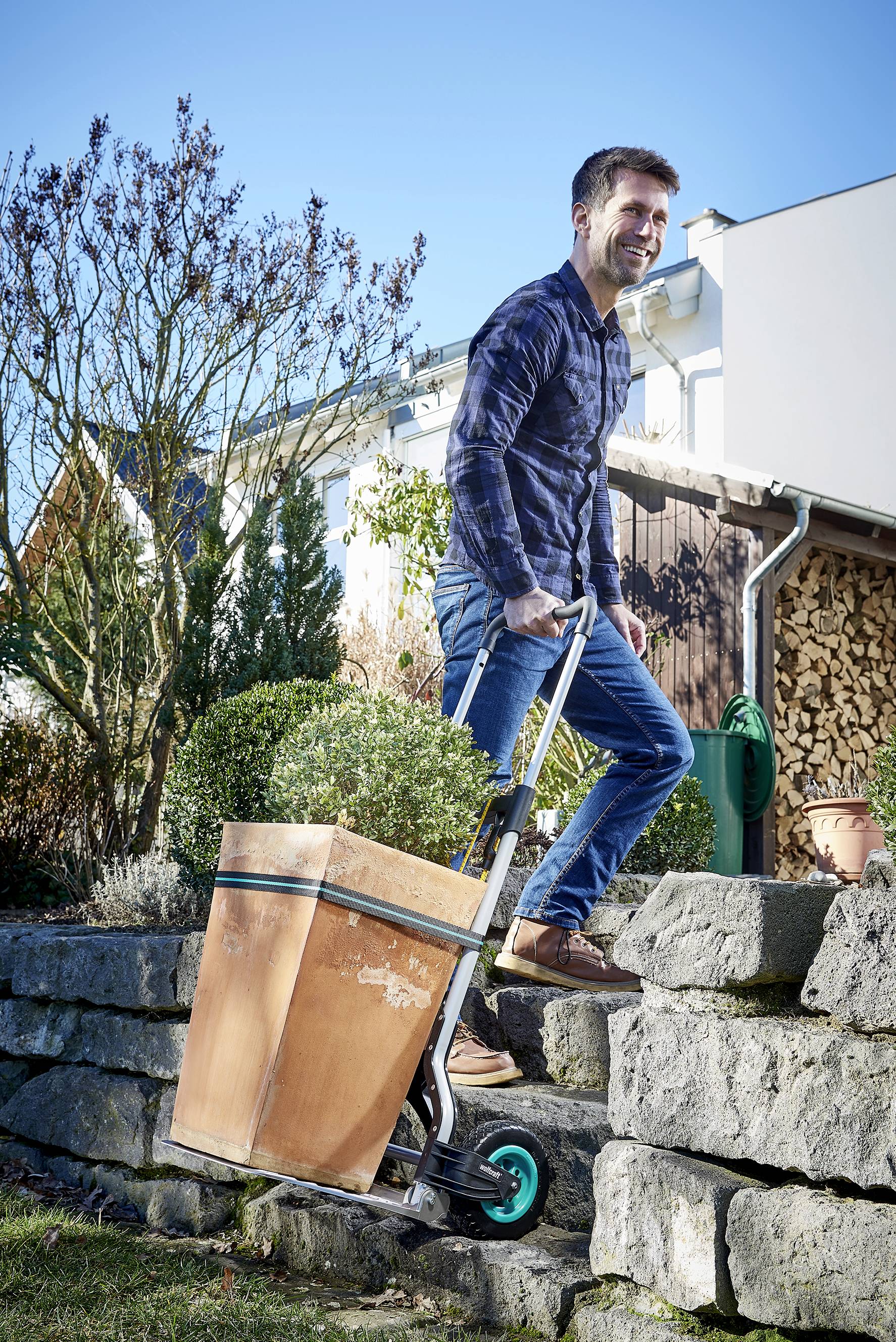 Wolfcraft TS 850 Offroad 5503000 Sackkarre klappbar Traglast (max.): 100kg