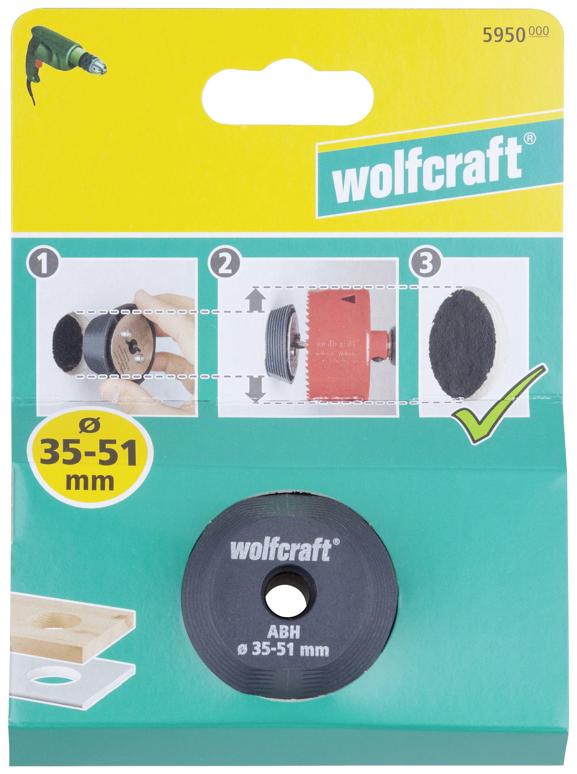 Wolfcraft 5950000 Aufbohrhilfe 1 Stück 1St.