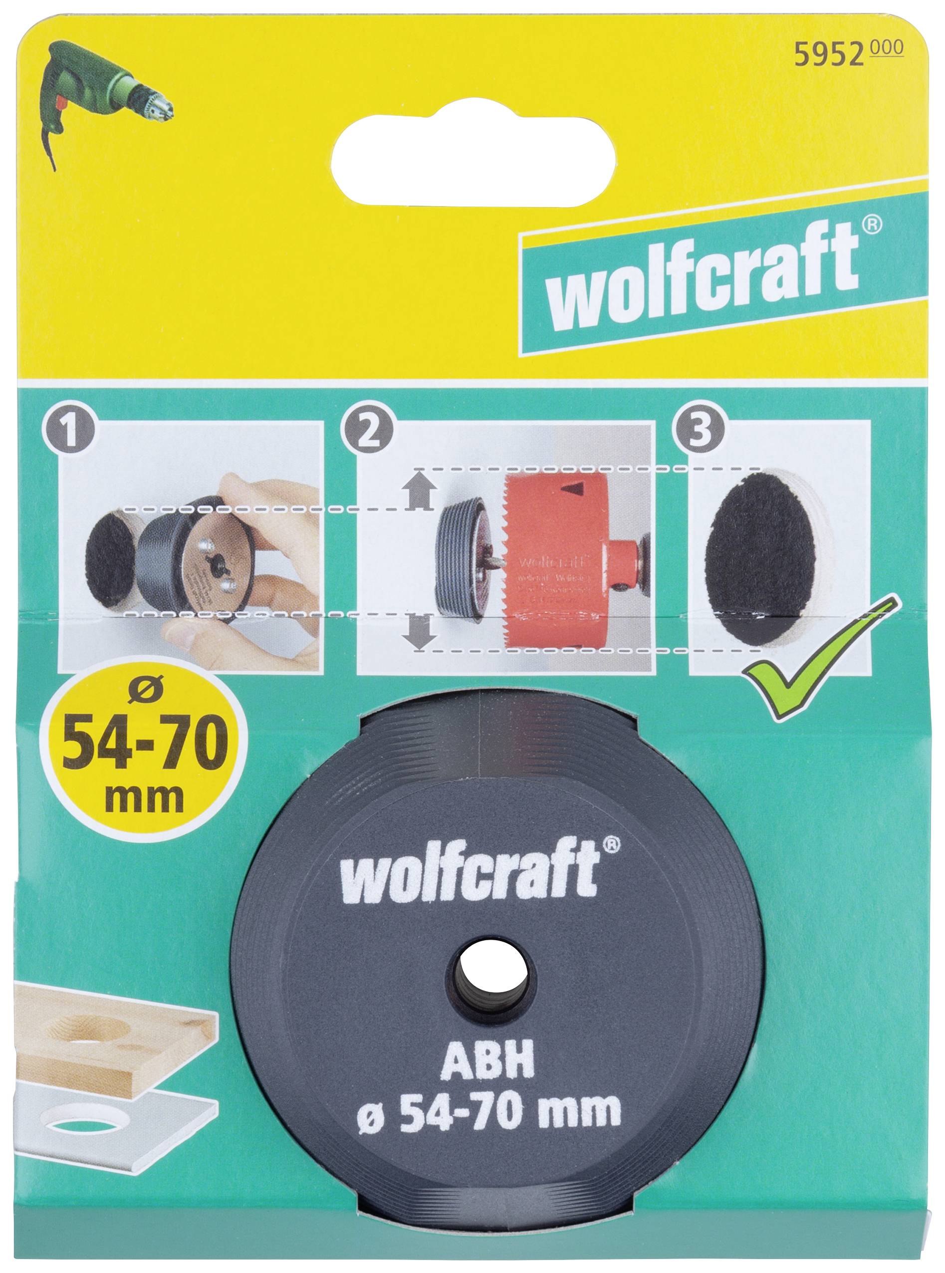 Wolfcraft 5952000 Aufbohrhilfe 1 St.