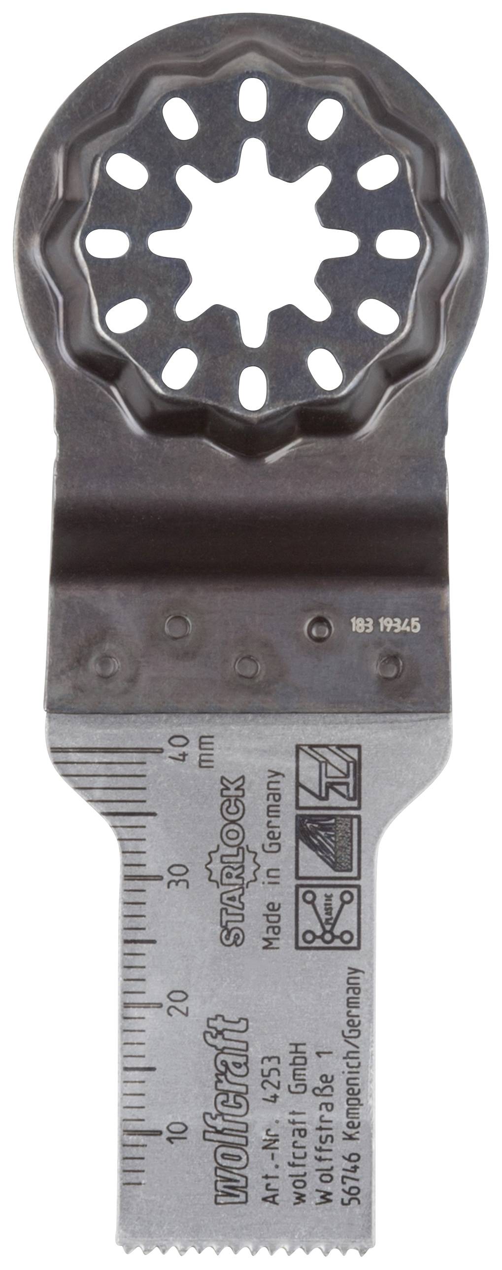 Wolfcraft 4253000 Tauchsägeblatt 1 Stück 20 mm 1 St.