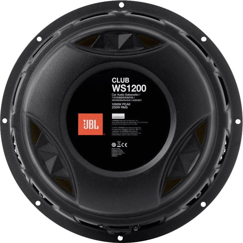 JBL CLUBWS1200 Auto-Subwoofer-Chassis 1000W 4Ω