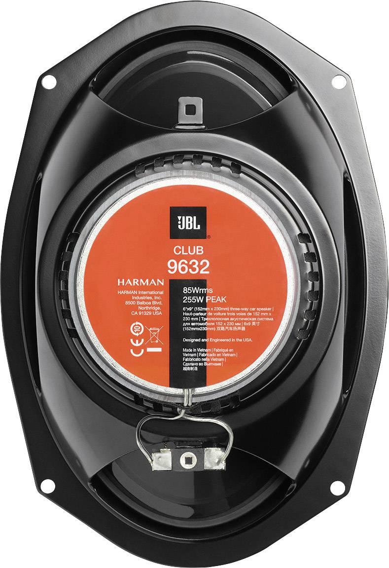 JBL Club 9632 3-Wege Einbau-Lautsprecher 255W Inhalt: 2St.