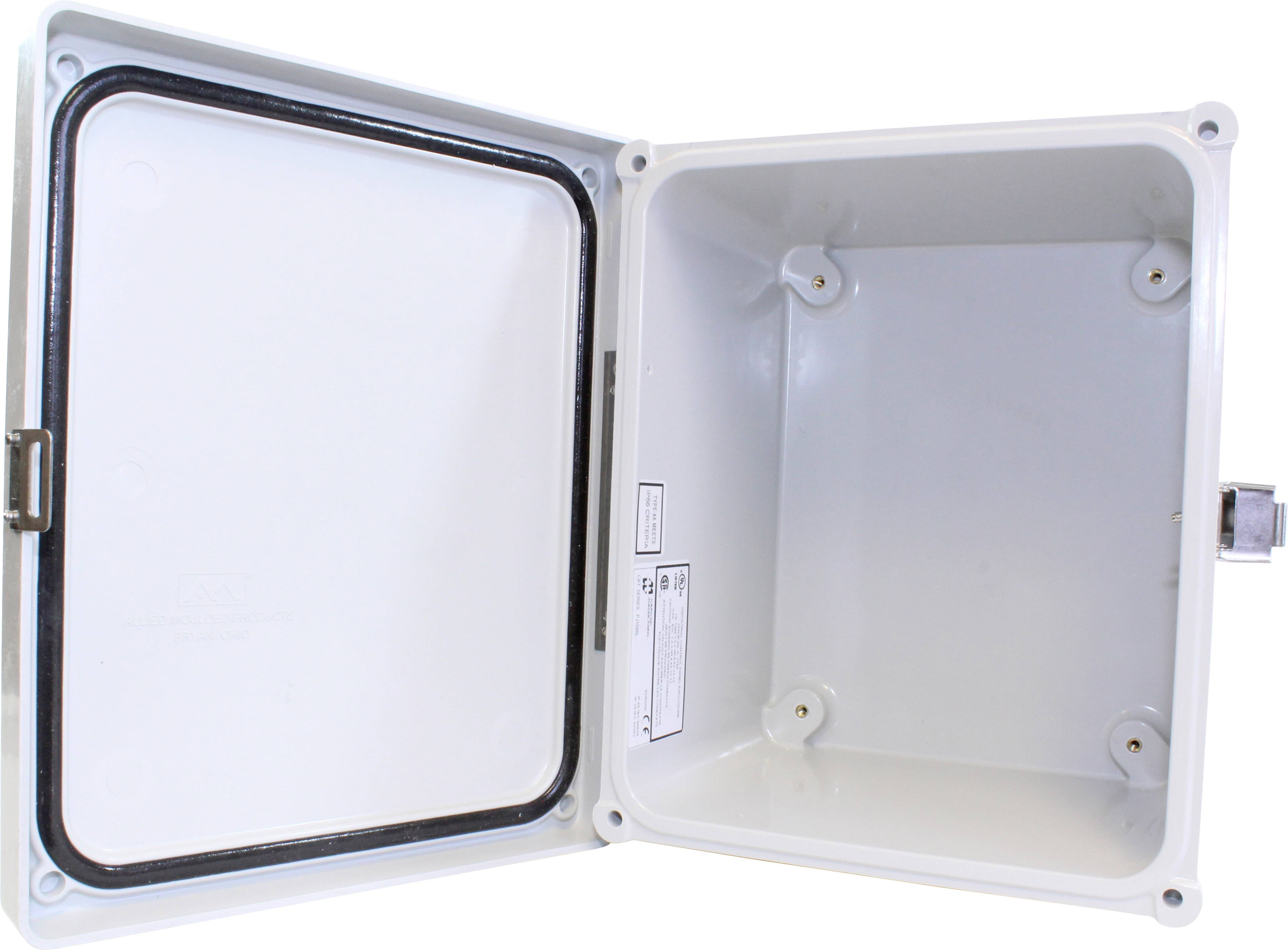 Hammond Electronics Wand-Gehäuse 257 x 210 x 156 GFK Grau 1St.