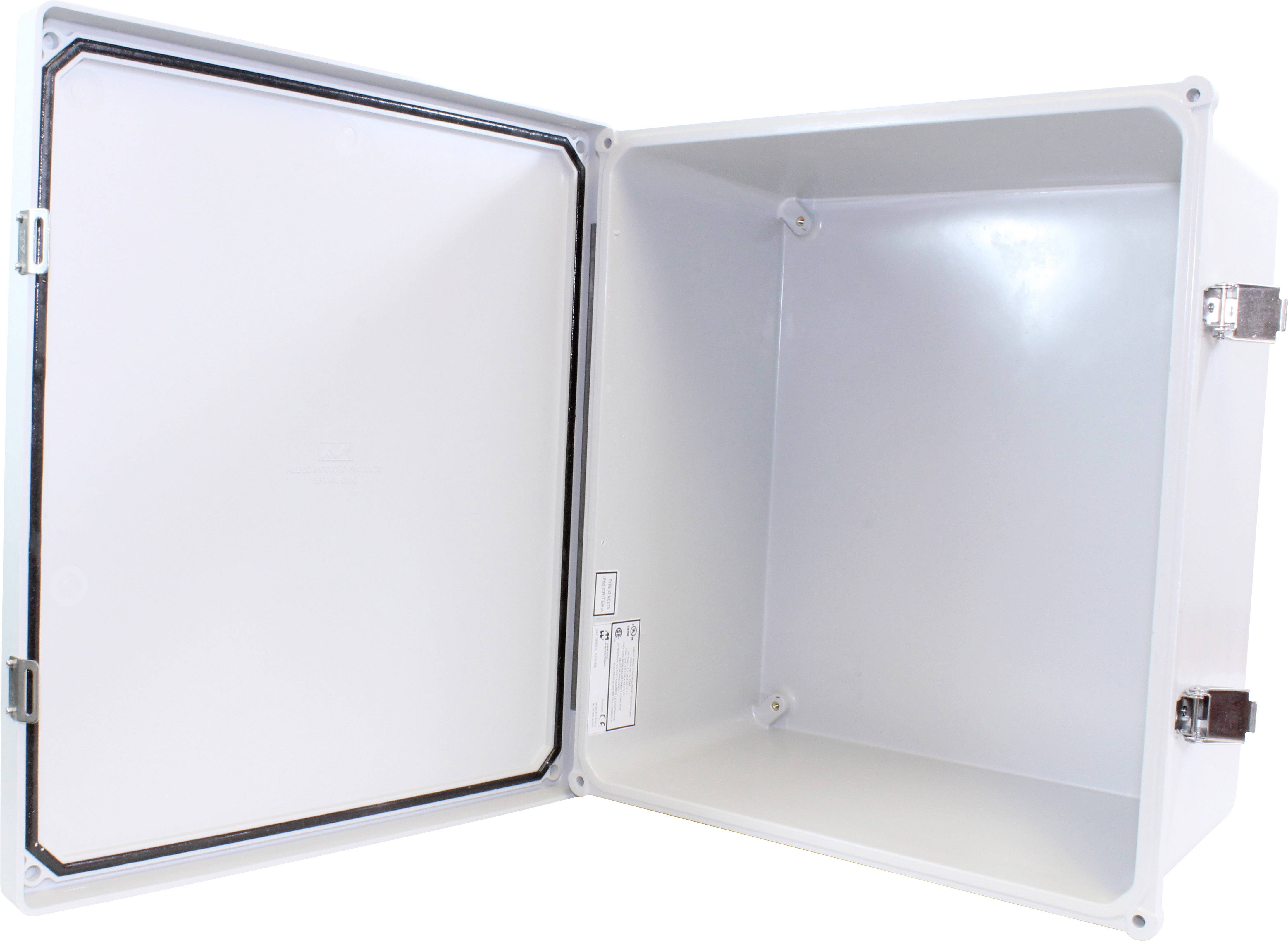 Hammond Electronics Wand-Gehäuse 413 x 366 x 207 GFK Grau 1 St.