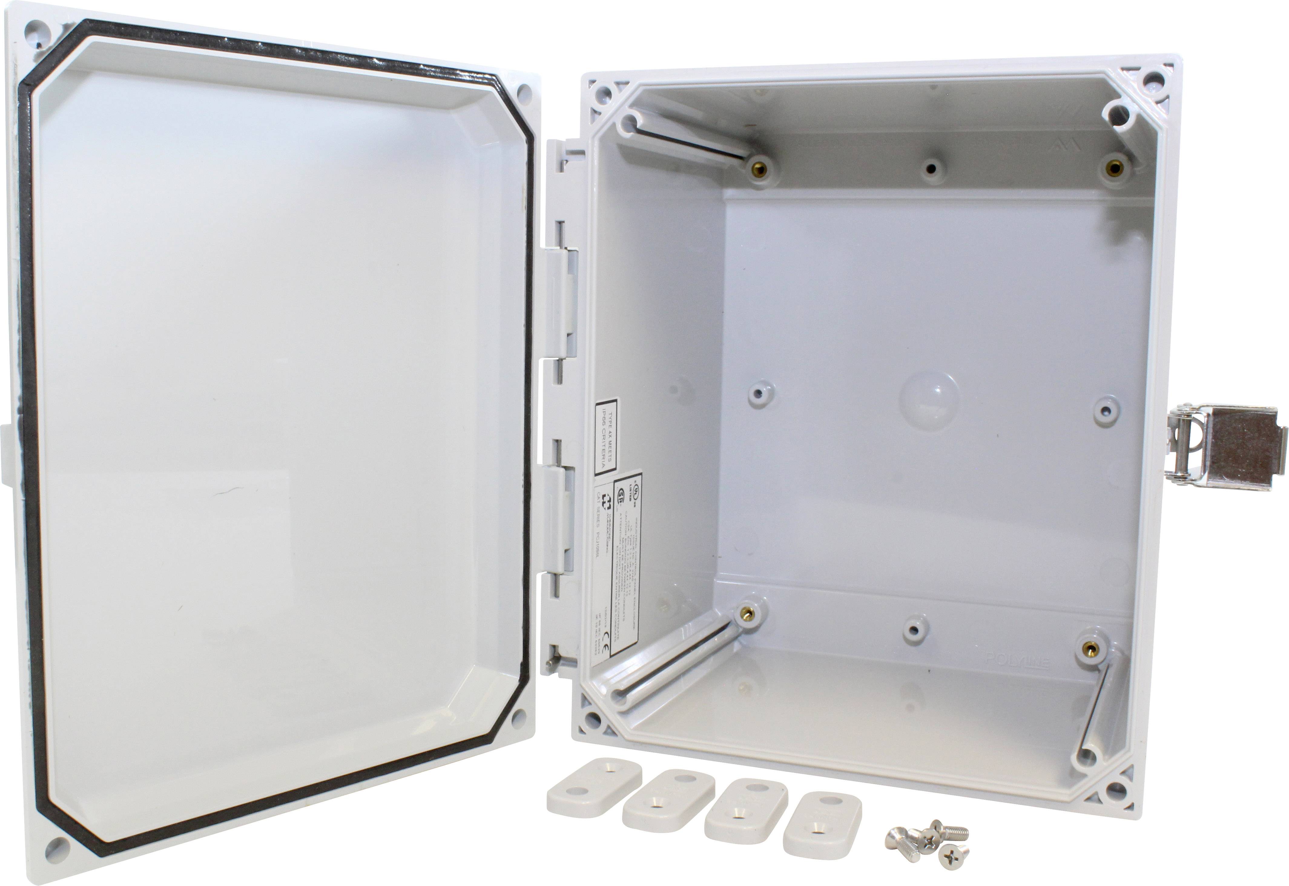 Hammond Electronics Wand-Gehäuse 252 x 207 x 152 Polycarbonat Lichtgrau 1St.