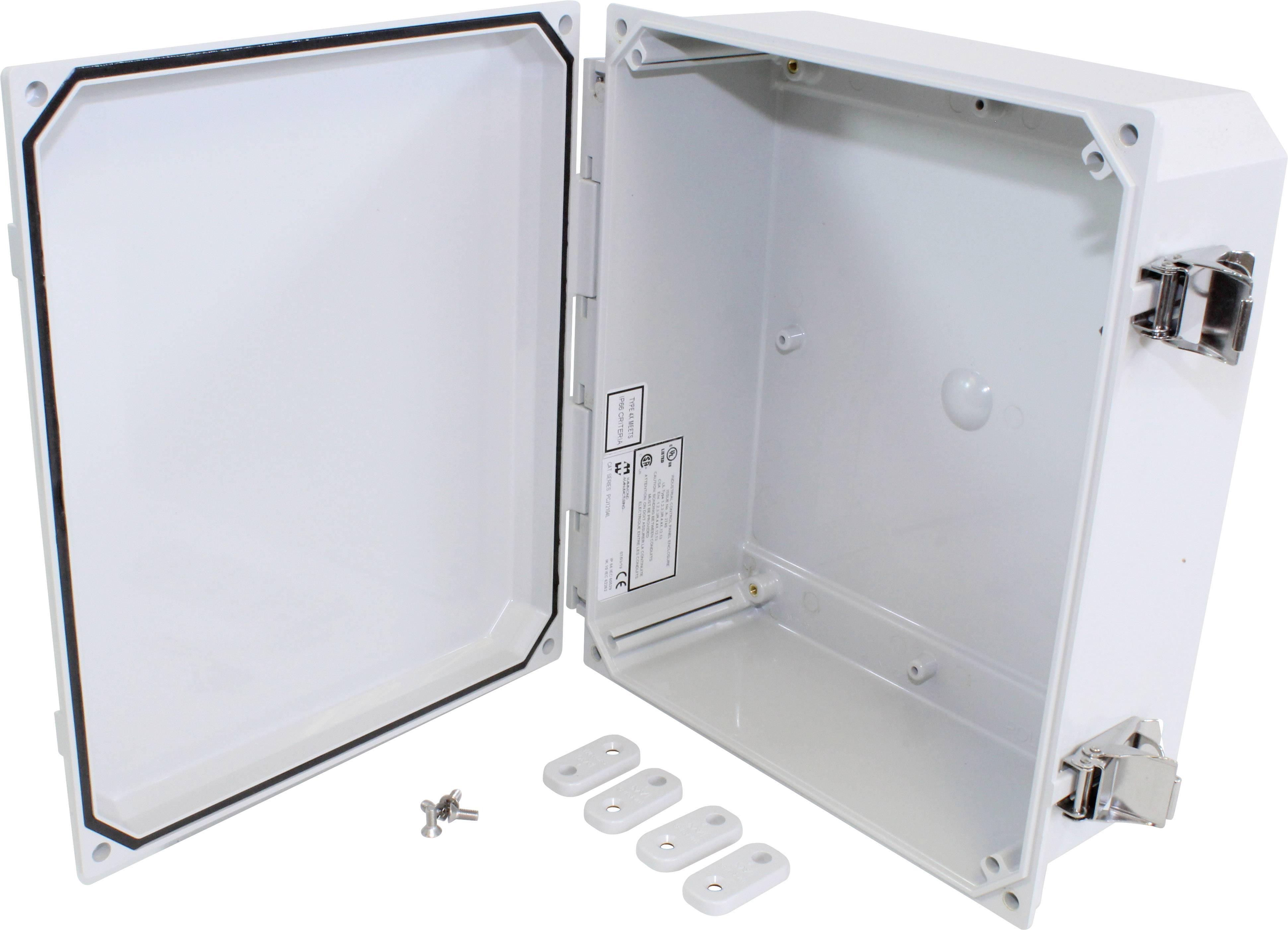 Hammond Electronics Wand-Gehäuse 303 x 258 x 101 Polycarbonat Lichtgrau 1 St.