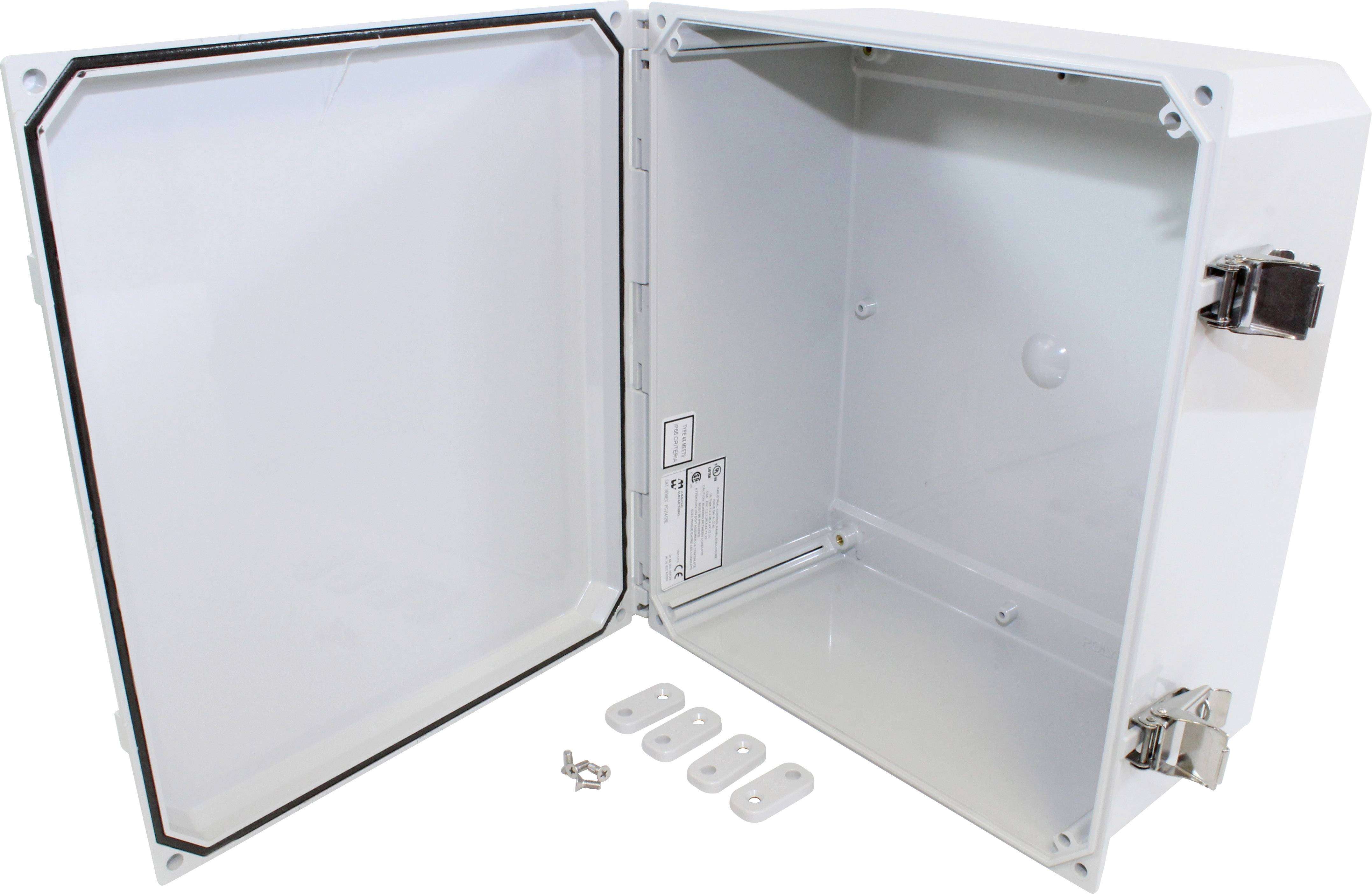 Hammond Electronics Wand-Gehäuse 354 x 309 x 152 Polycarbonat Lichtgrau 1St.