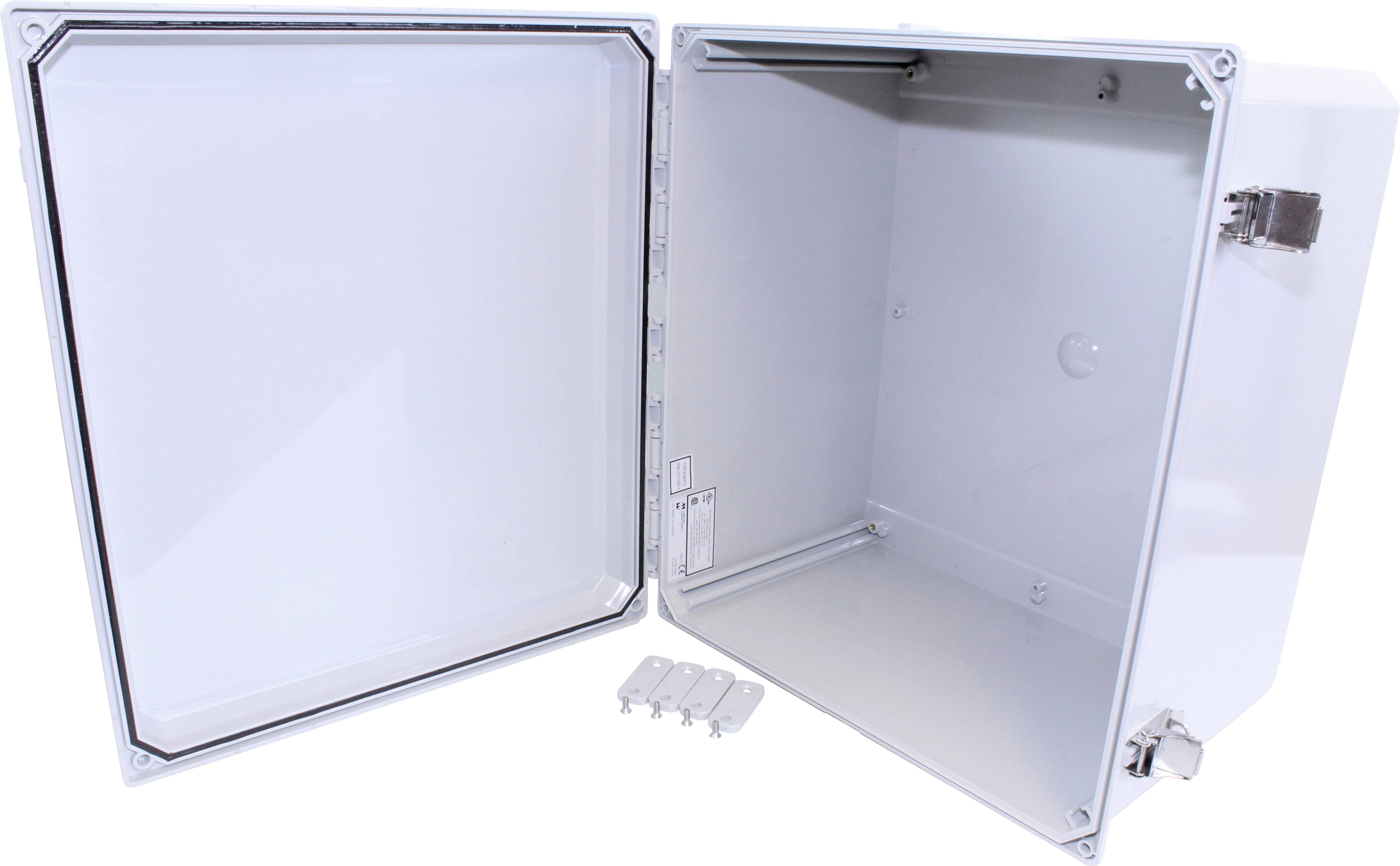 Hammond Electronics Wand-Gehäuse 458 x 407 x 249 Polycarbonat Lichtgrau 1St.