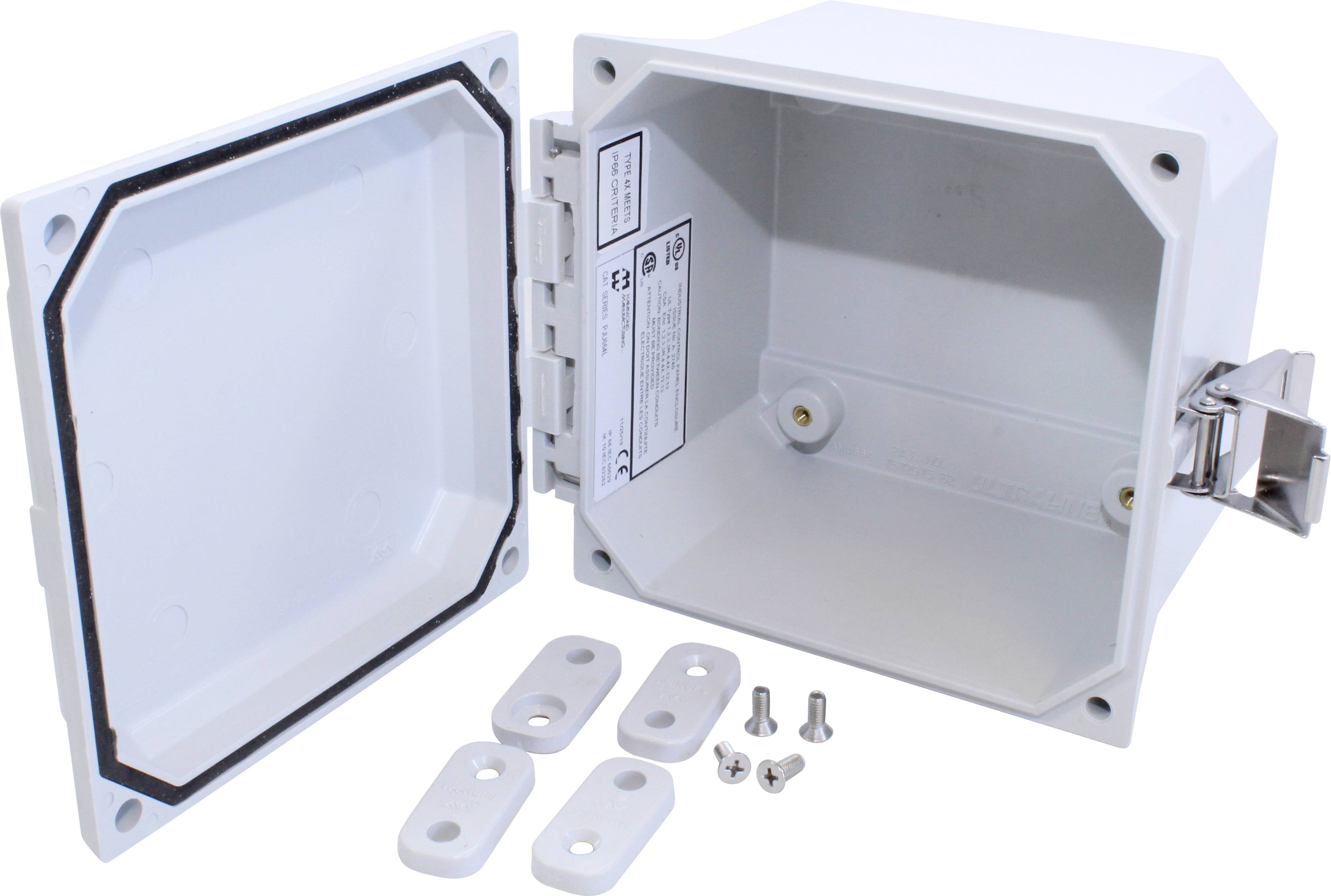 Hammond Electronics Wand-Gehäuse 154 x 159 x 105 GFK Lichtgrau 1St.