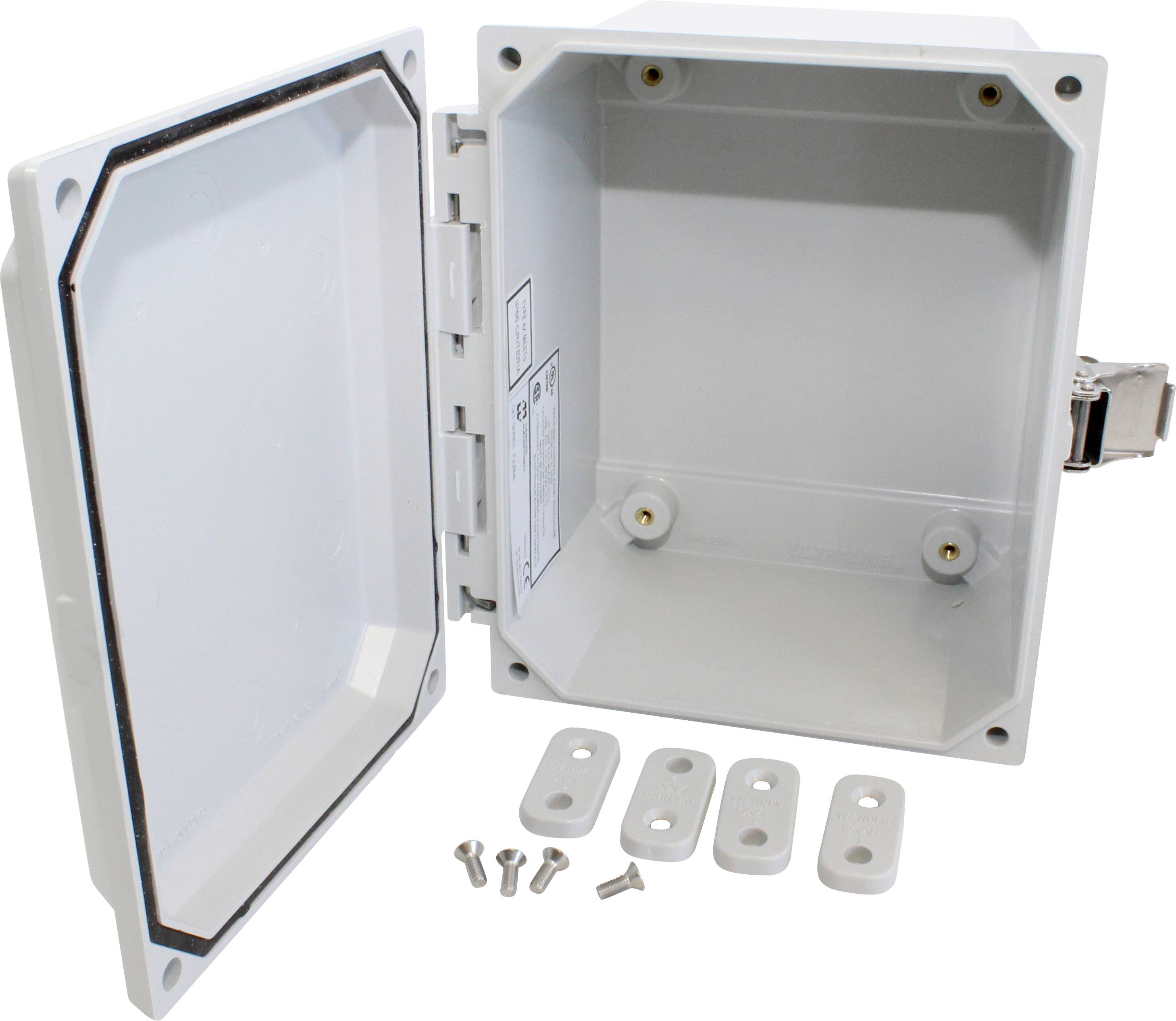 Hammond Electronics Wand-Gehäuse 204 x 159 x 105 GFK Lichtgrau 1St.