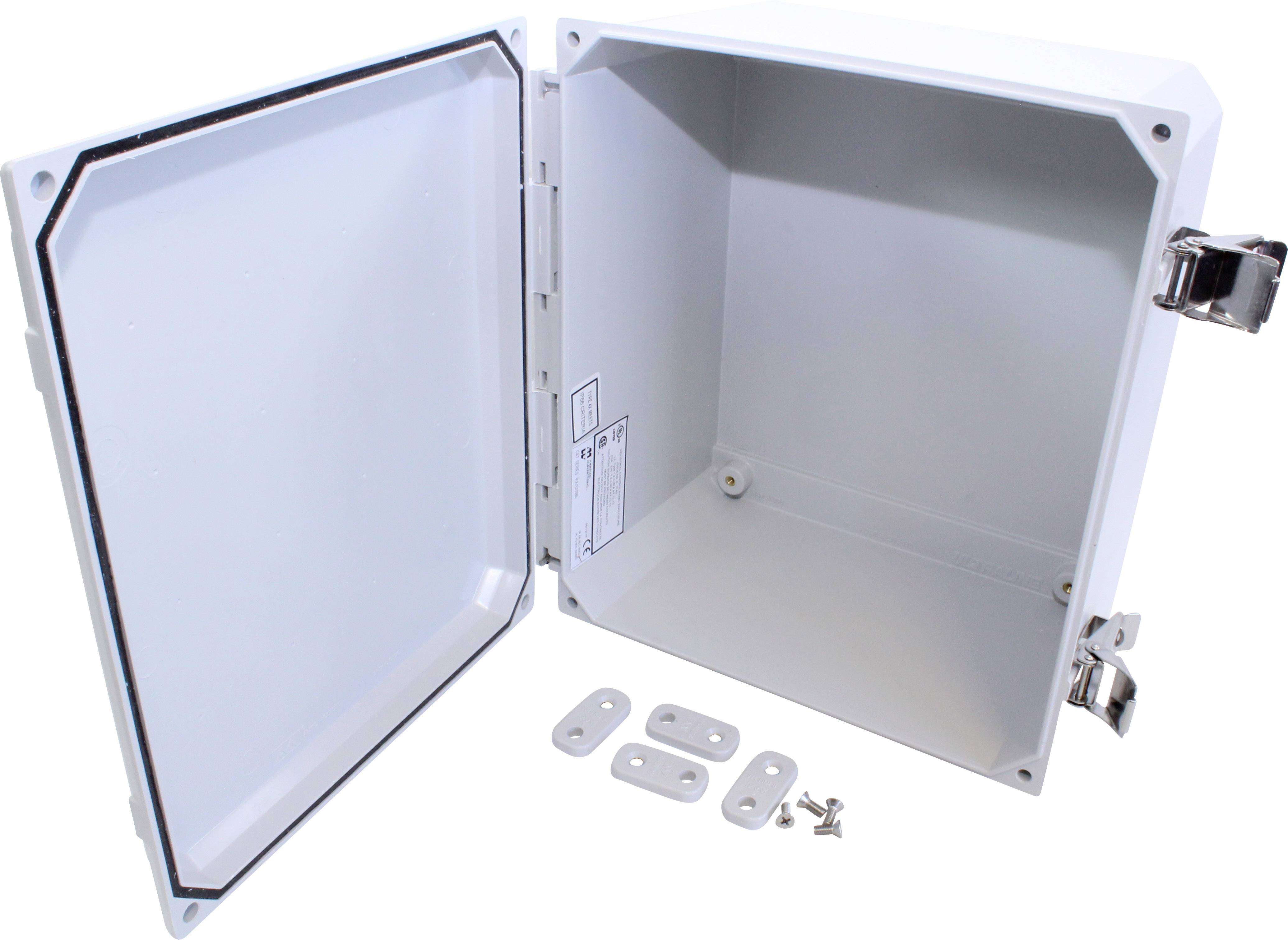 Hammond Electronics Wand-Gehäuse 306 x 261 x 156 GFK Lichtgrau 1St.