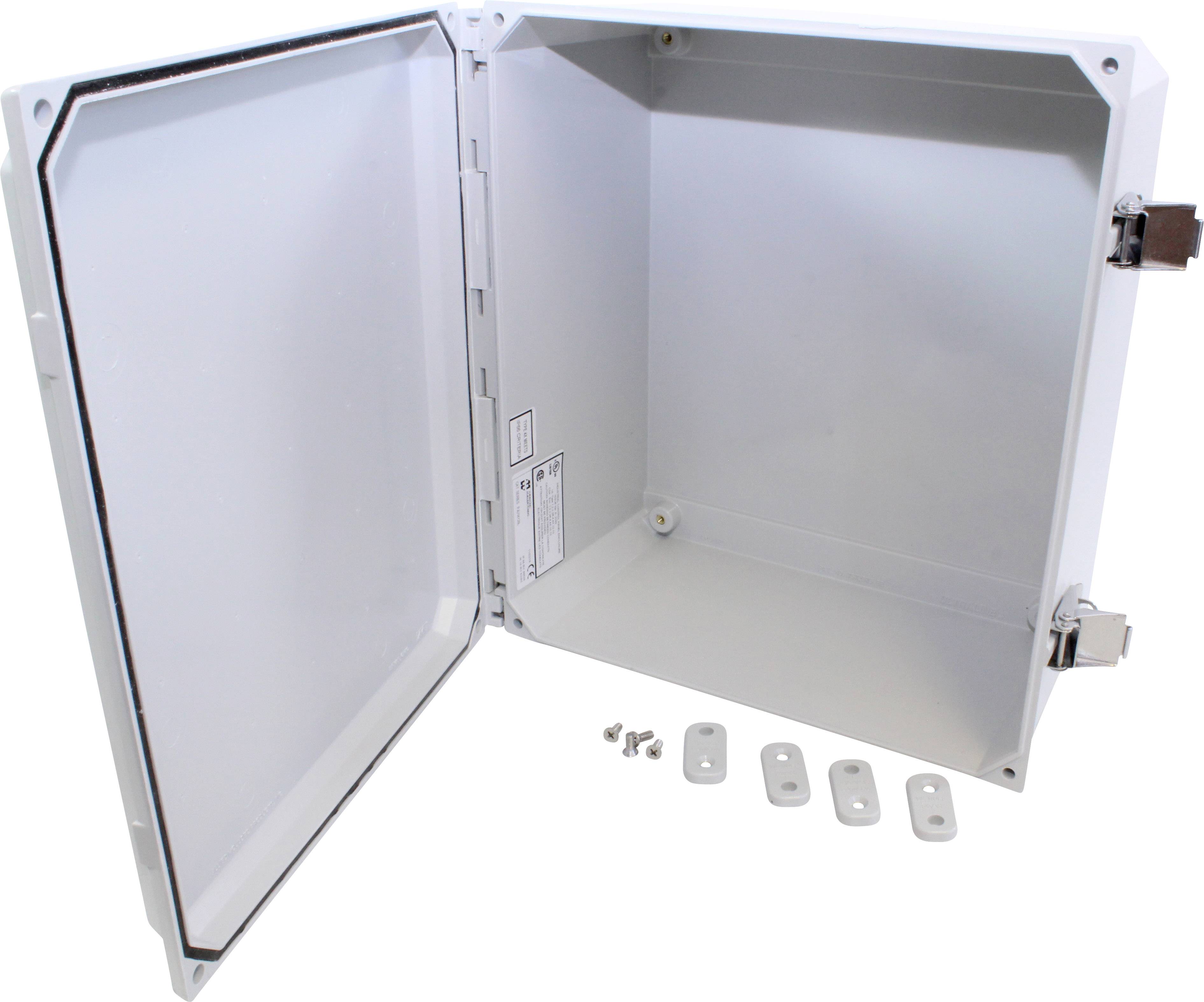 Hammond Electronics Wand-Gehäuse 357 x 312 x 156 GFK Lichtgrau 1St.