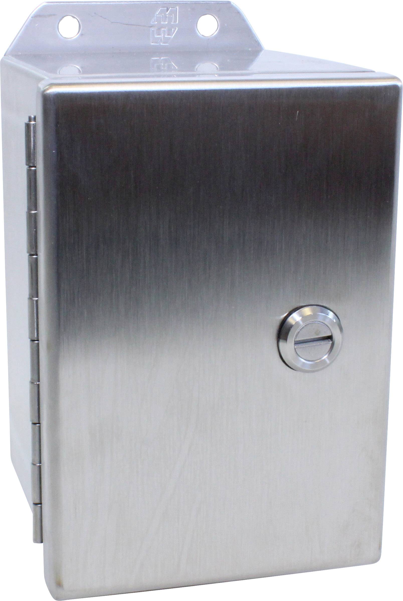 Hammond Electronics Wand-Gehäuse 152 x 102 x 102 Edelstahl Edelstahl 1St.