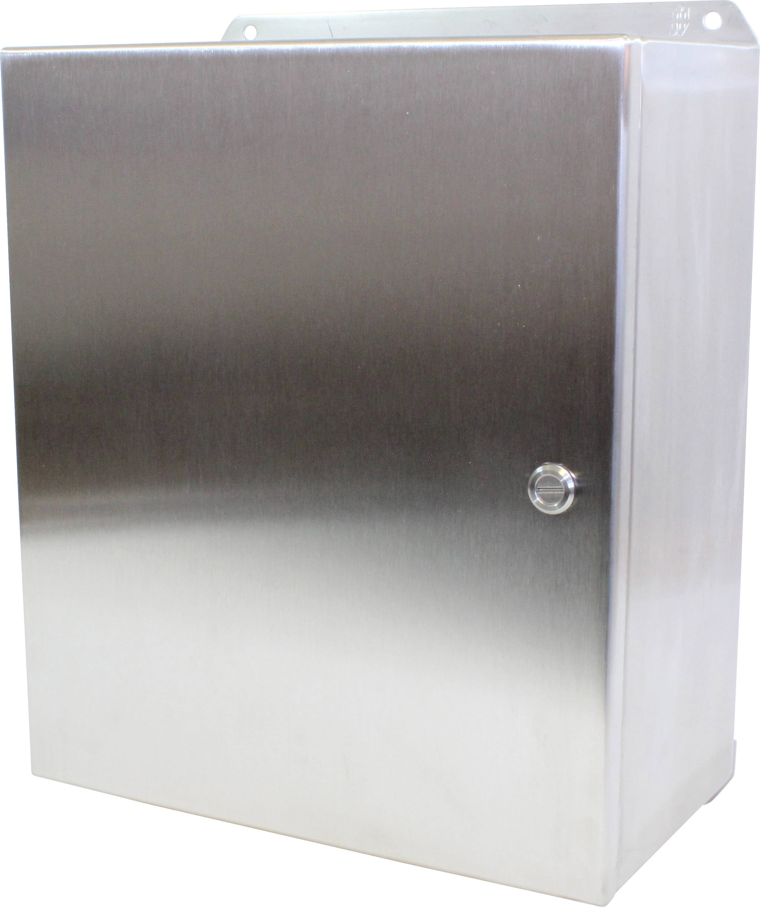 Hammond Electronics Wand-Gehäuse 356 x 305 x 152 Edelstahl Edelstahl 1St.